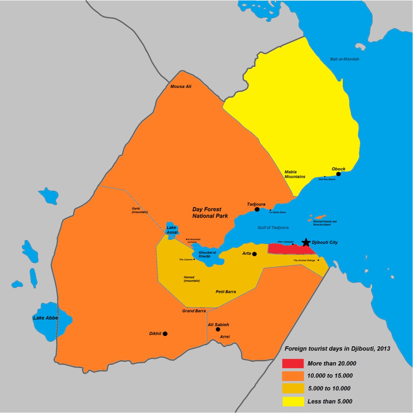 Djibouti travel scenery
