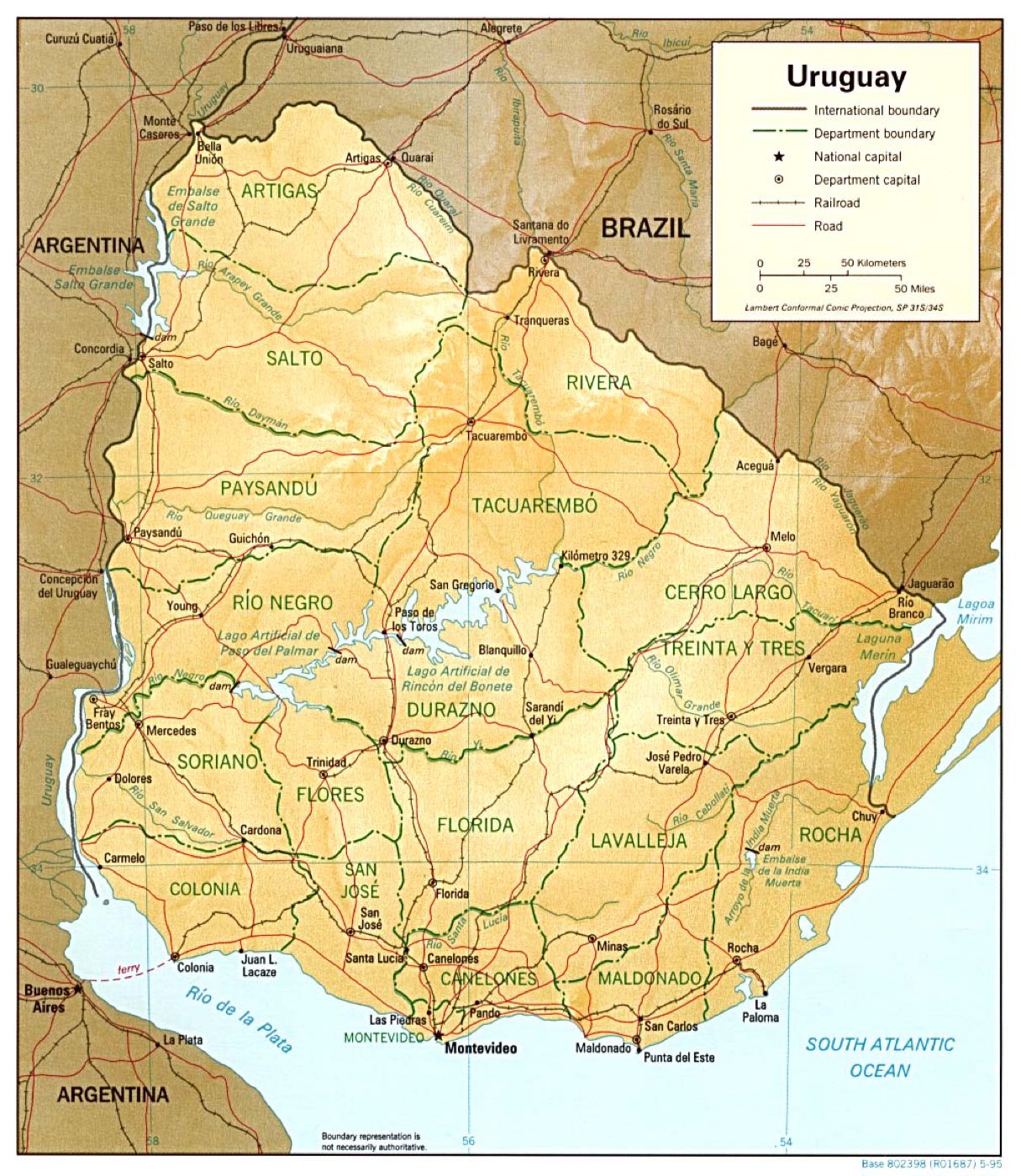 Uruguay travel scenery